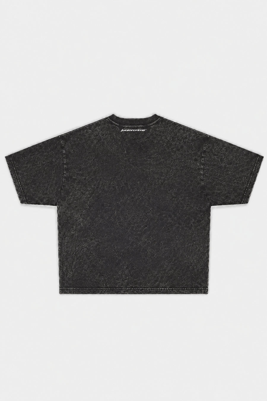 Radikal Merch - Korkmam Ben Baskılı Acid Wash Siyah Boxy Tshirt (Pre Order)