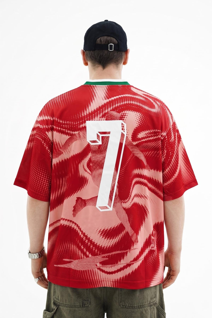 Portugal Baskılı Oversize Forma Tshirt JC01 26Y163