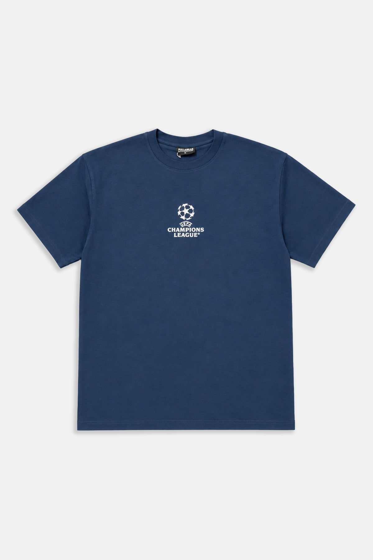 Champions Baskılı Lacivert Oversize Tshirt