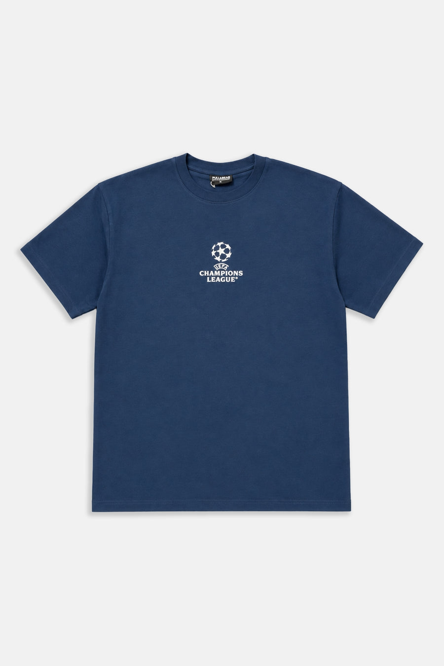 Champions Baskılı Lacivert Oversize Tshirt