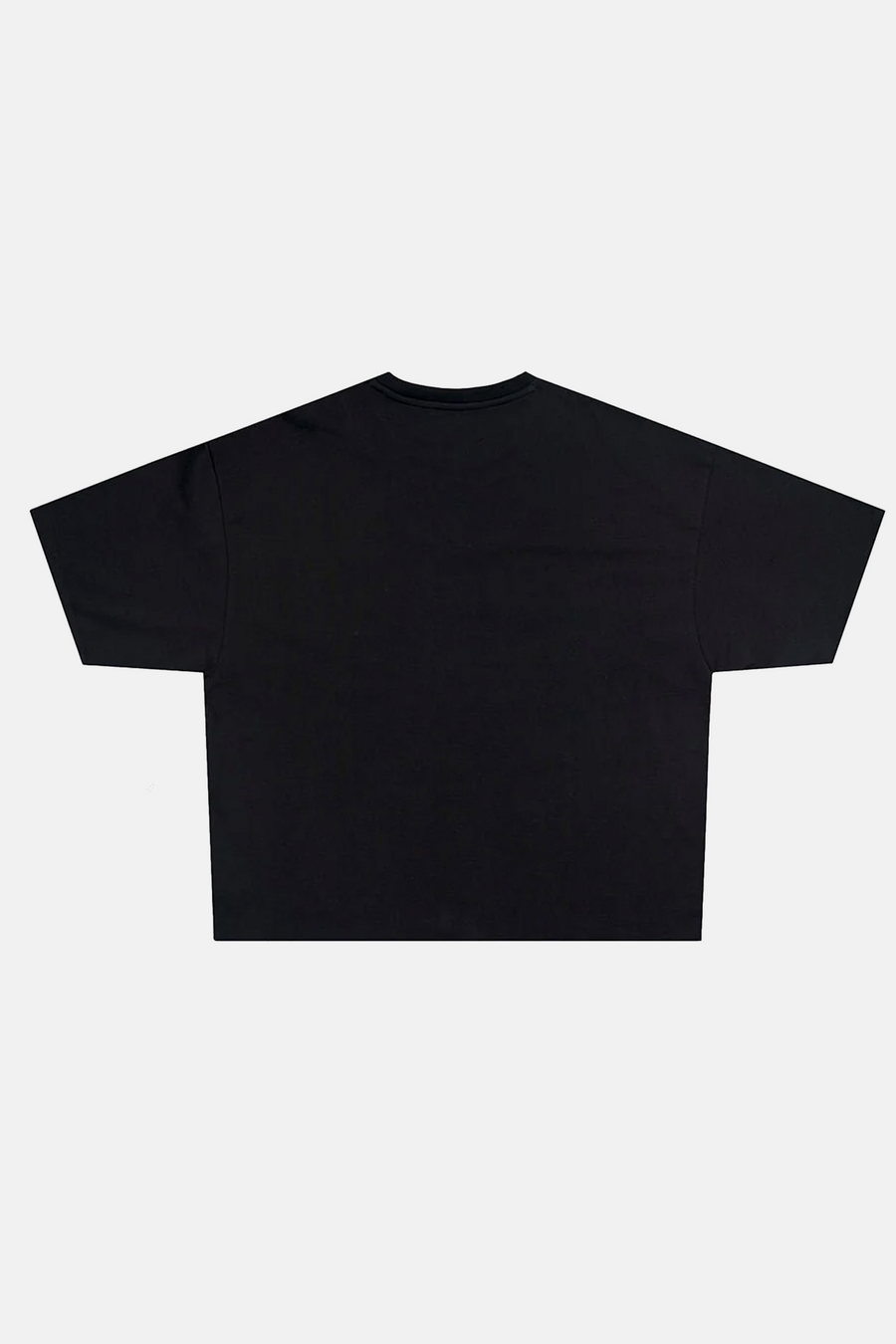 JR Red System Baskılı Siyah Boxy Fit Tshirt