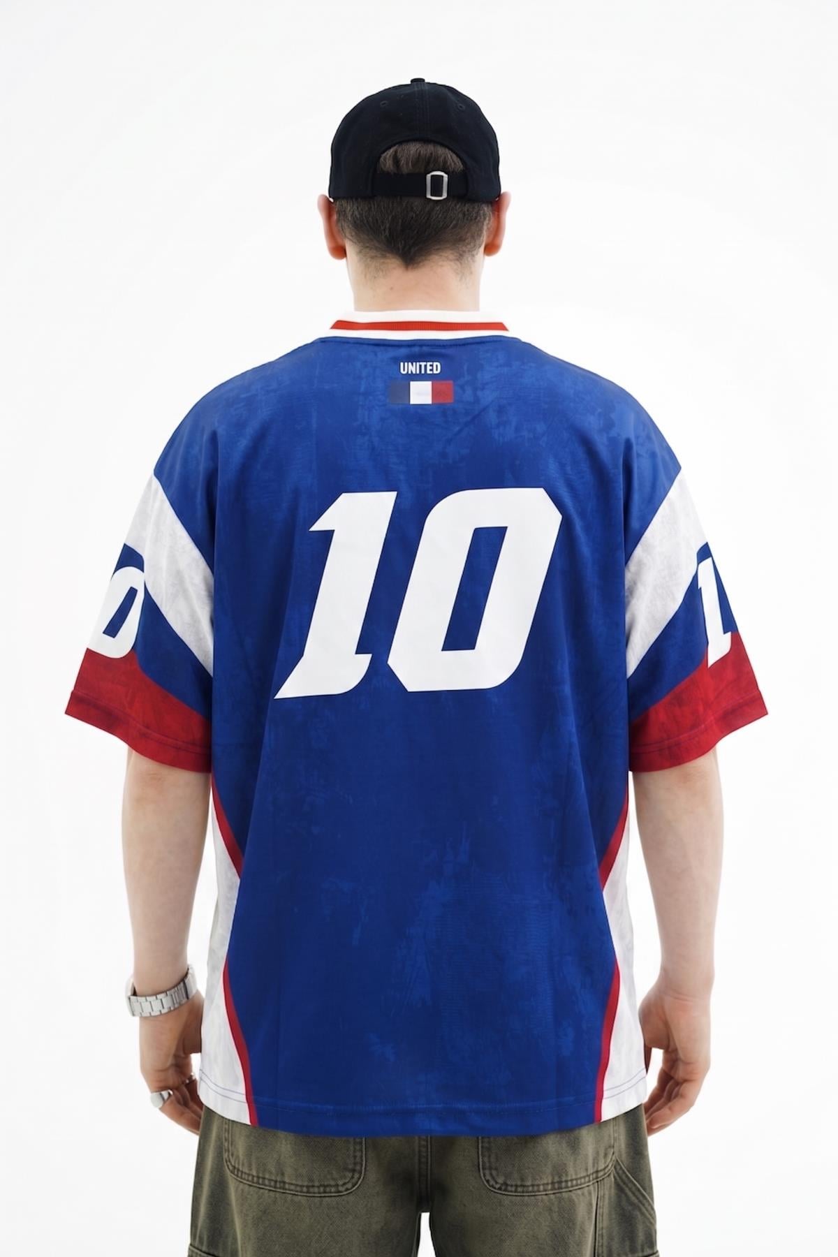 France Baskılı Oversize Forma Tshirt JC01 26Y164