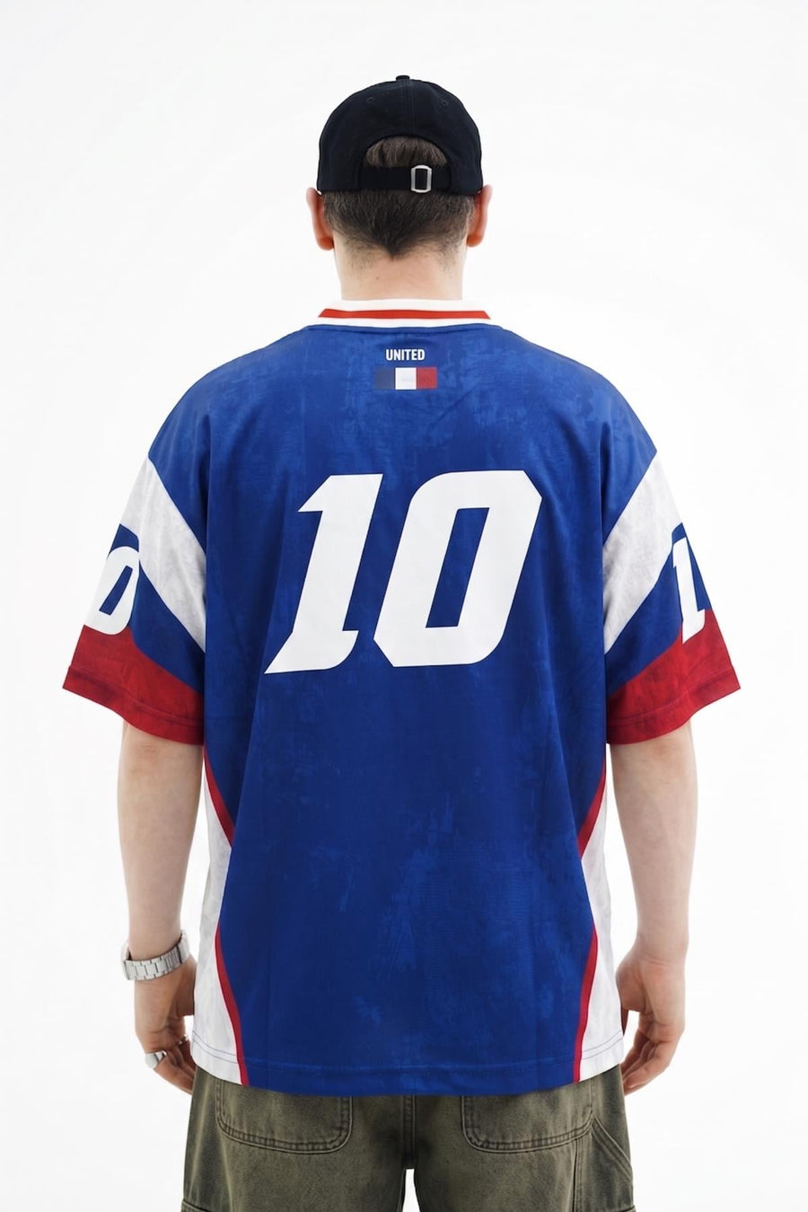 France Baskılı Oversize Forma Tshirt JC01 26Y164