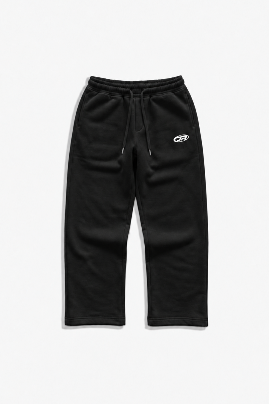 JR Logo Siyah Baggy Eşofman Altı