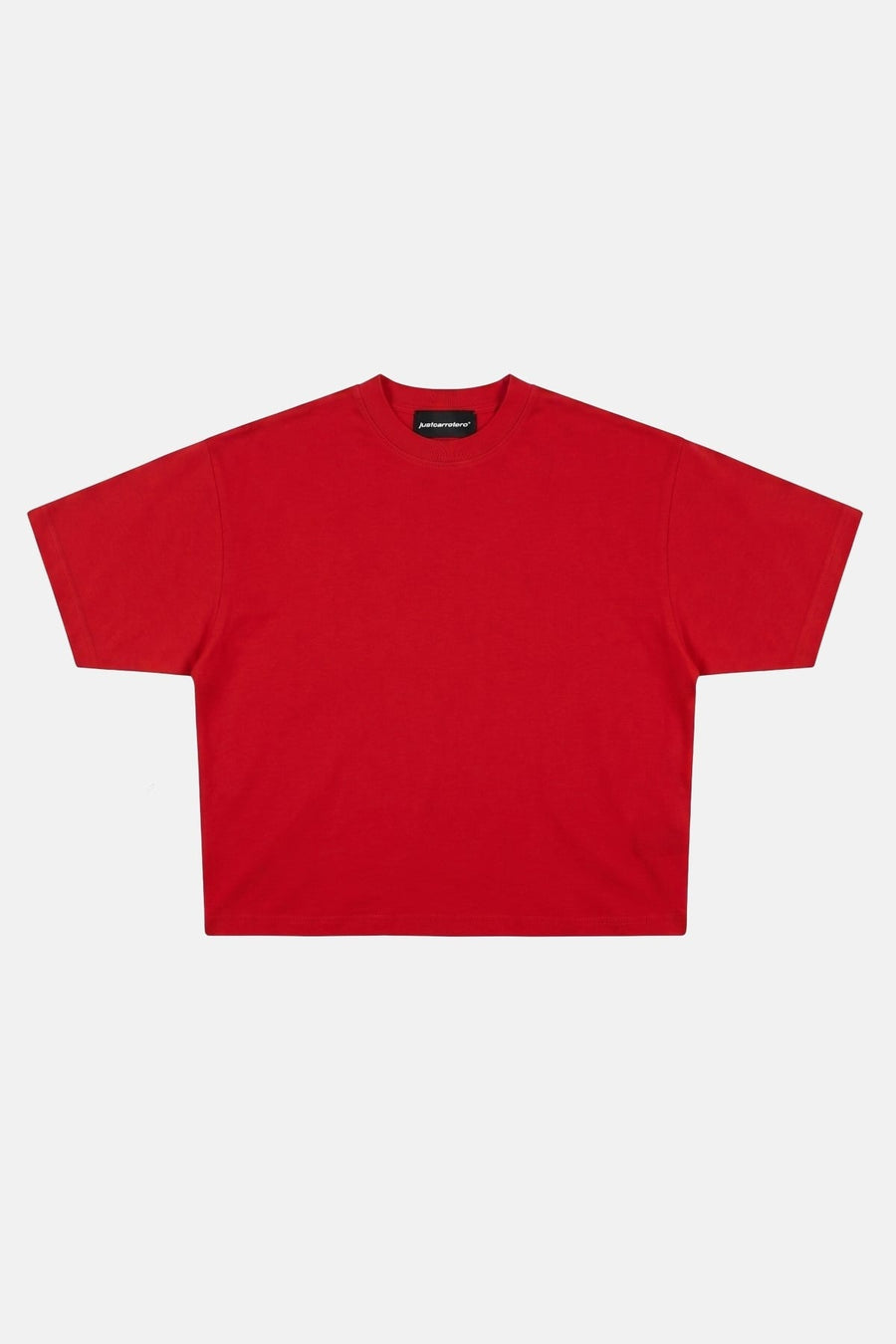 JR Kırmızı Boxy Fit Basic Oversize Tshirt