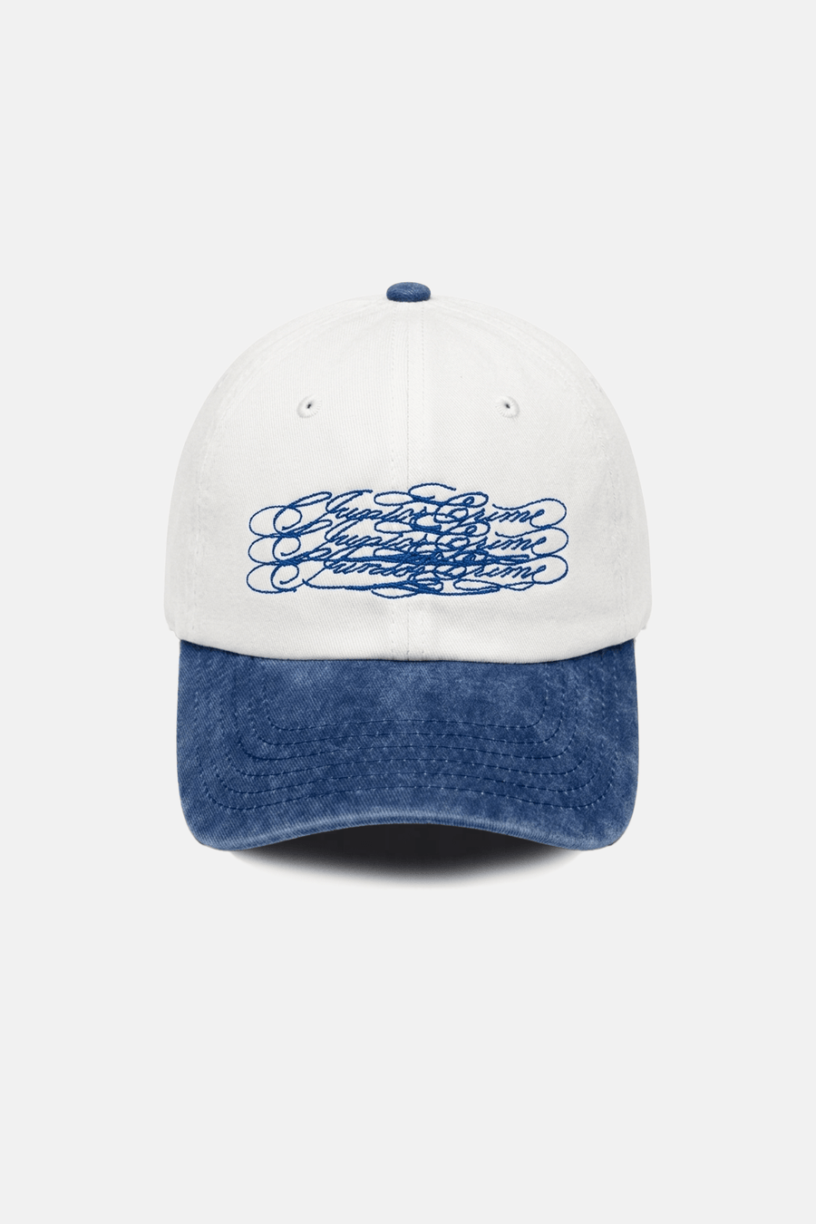 JR Signature Double Color White Cap
