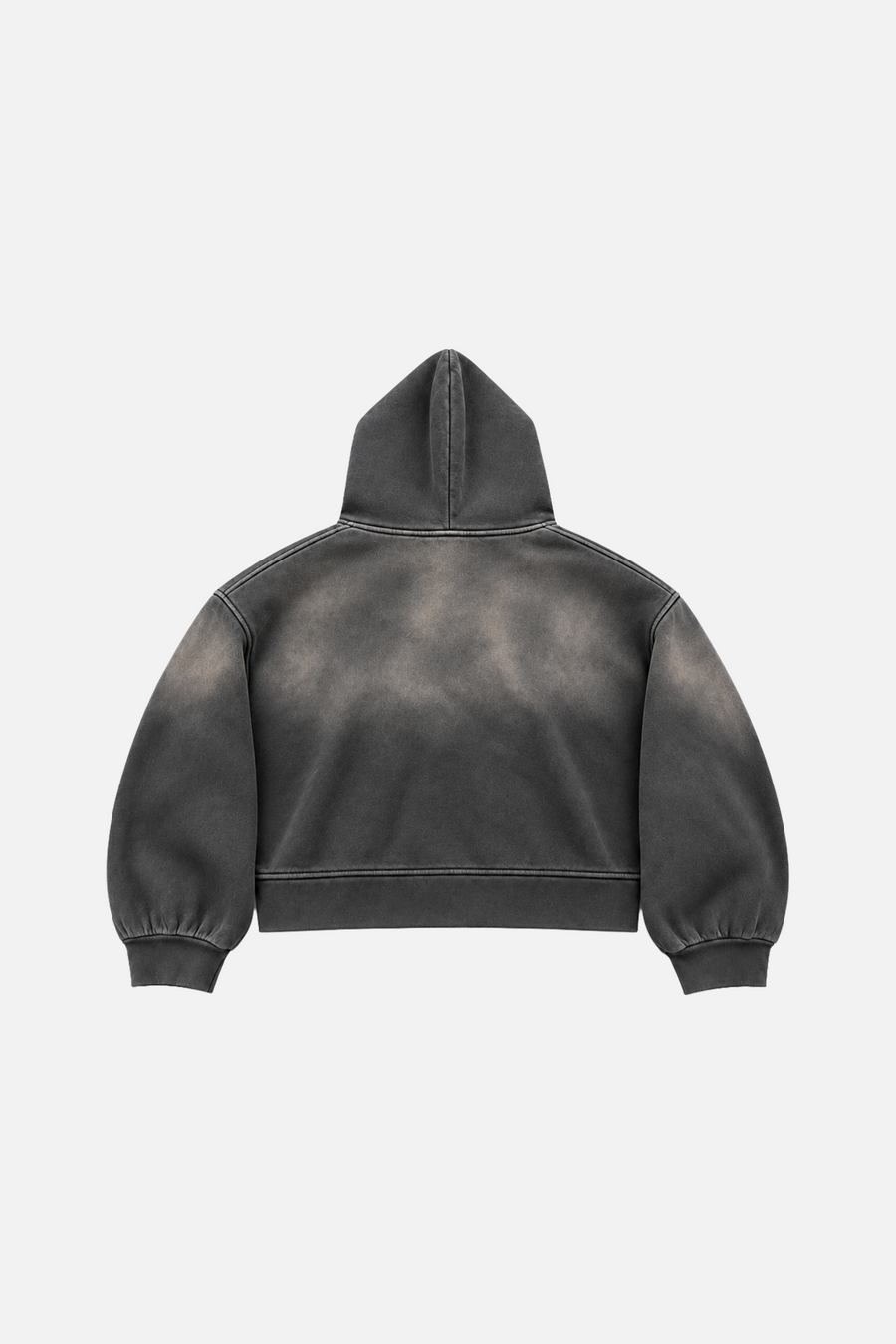 JR Real Boxy Fit Acid Wash Hoodie