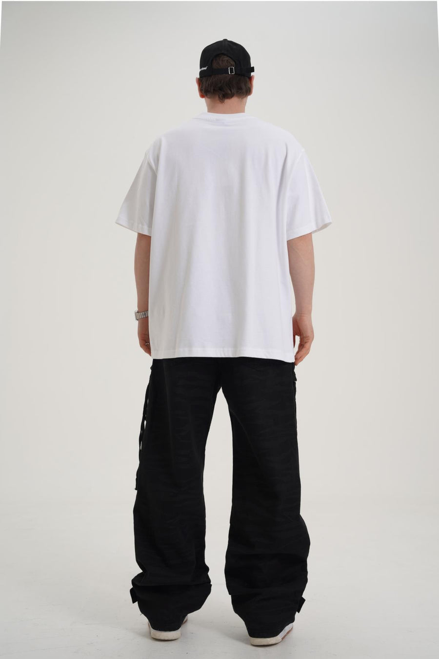Forever Baskılı Beyaz Oversize Tshirt CT01 MRT26017/1