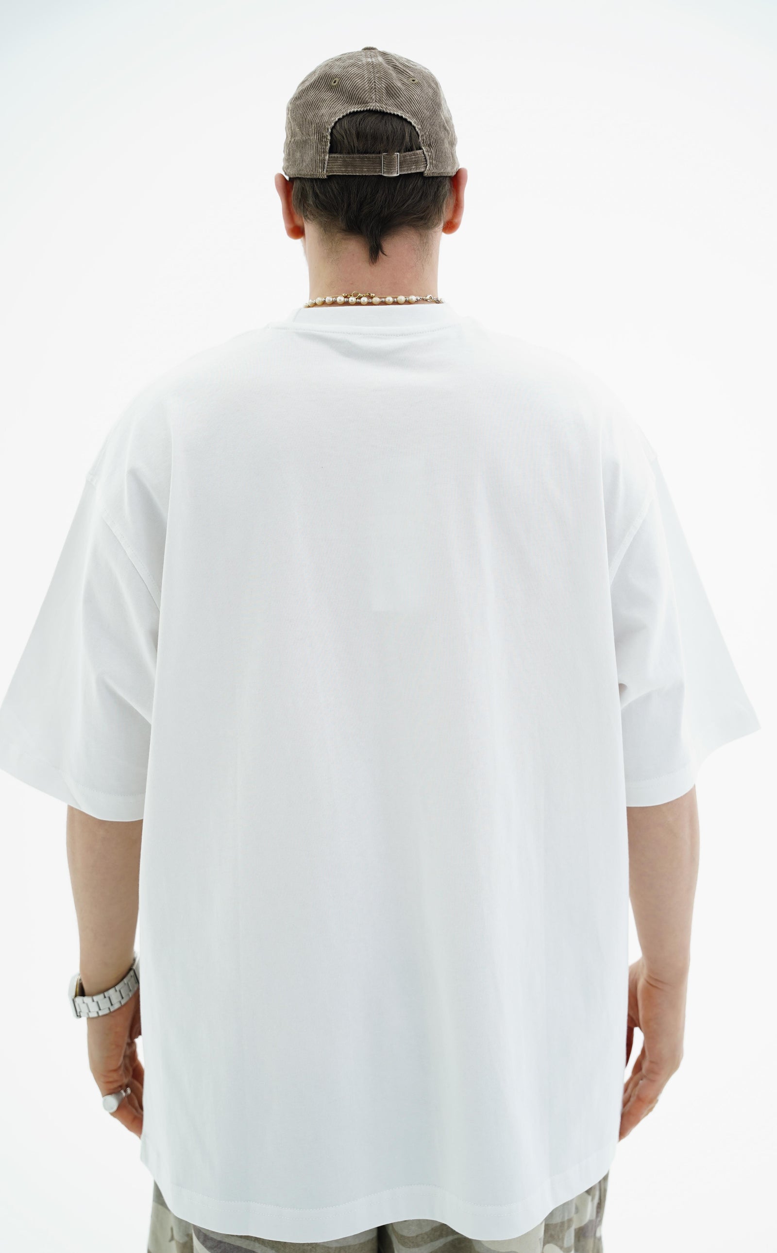 Beyaz Basic Oversize Tshirt JC01 24Y326