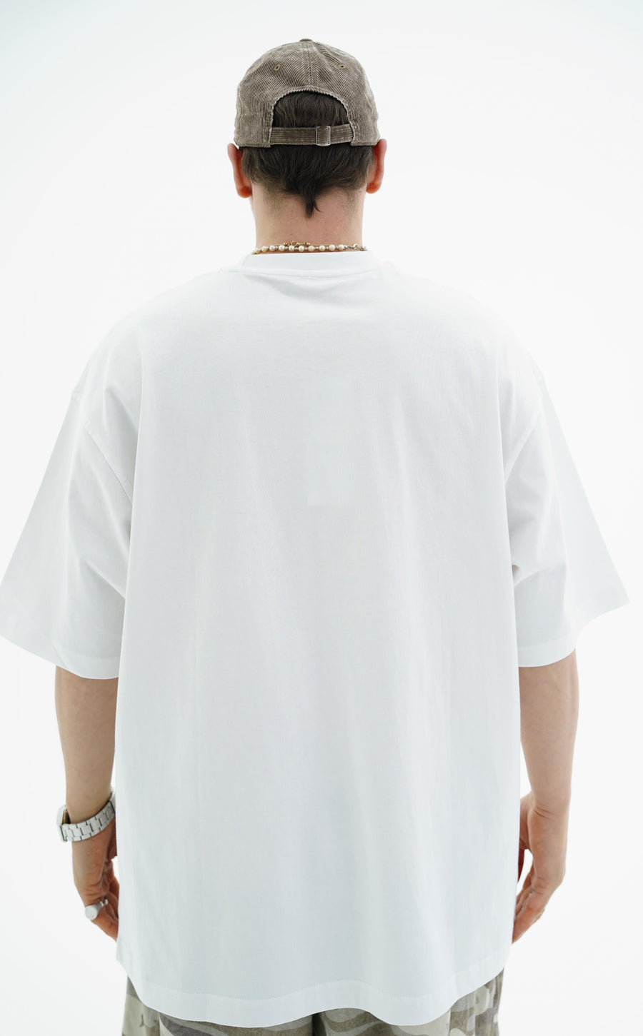 Beyaz Basic Oversize Tshirt JC01 24Y326