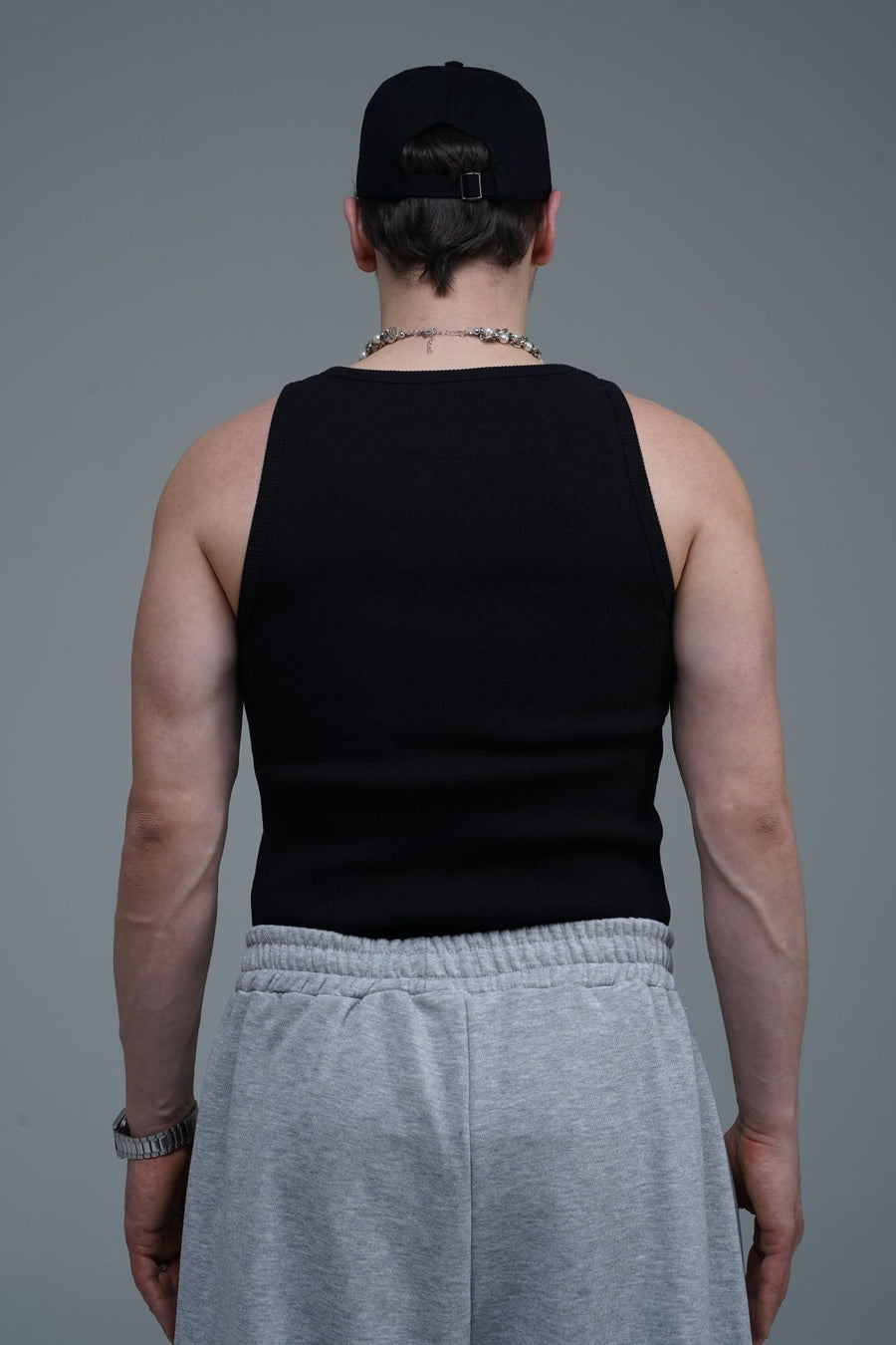 Jr Logo Şerit Detay Siyah Fit Atlet