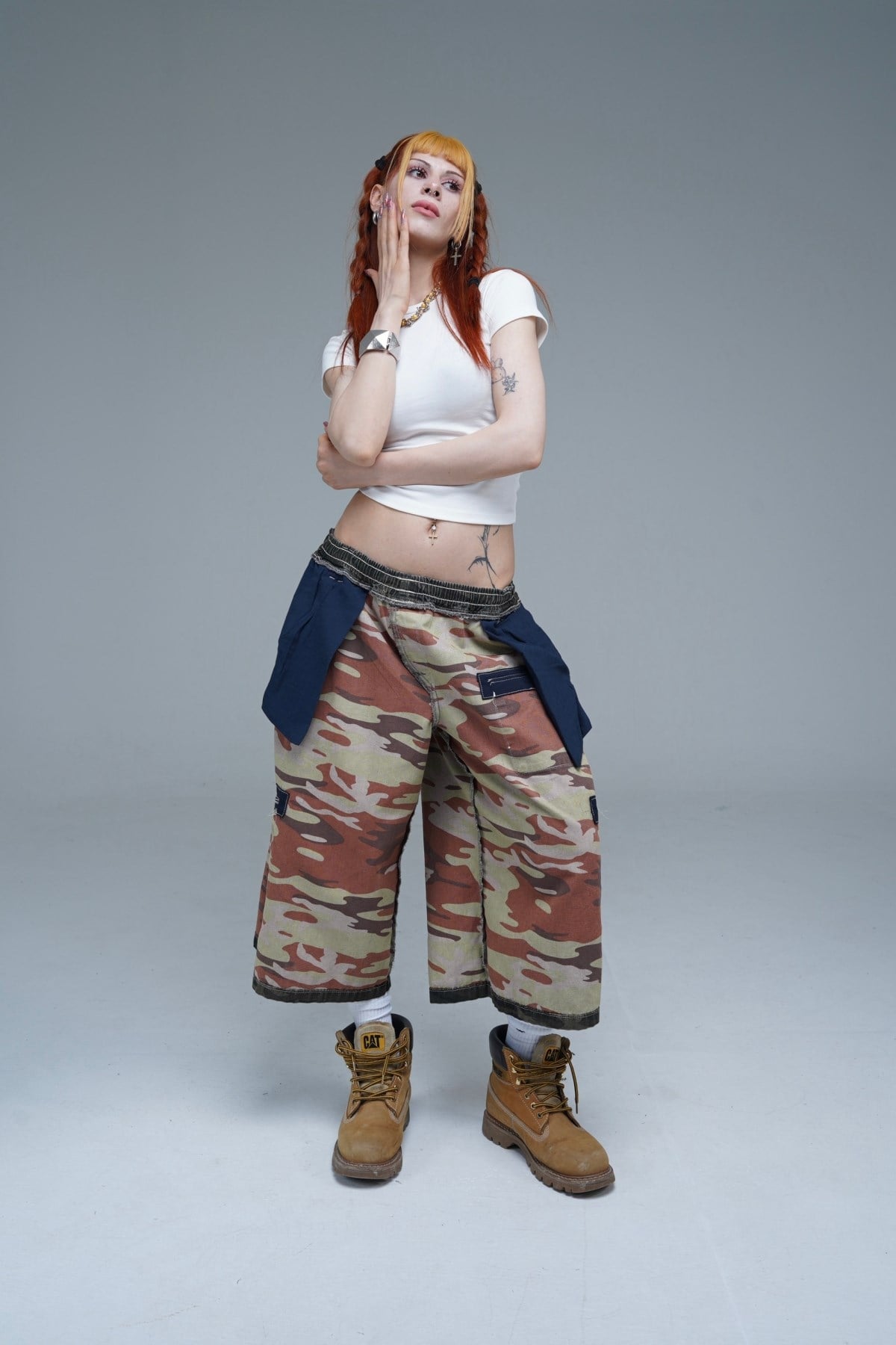 Basic Likralı Krem Fit Kadın Top
