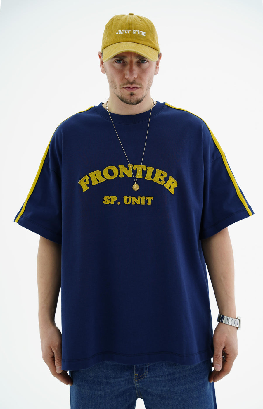 Frontier Patch Detay Parlament Oversize Tshirt JC01 26Y125