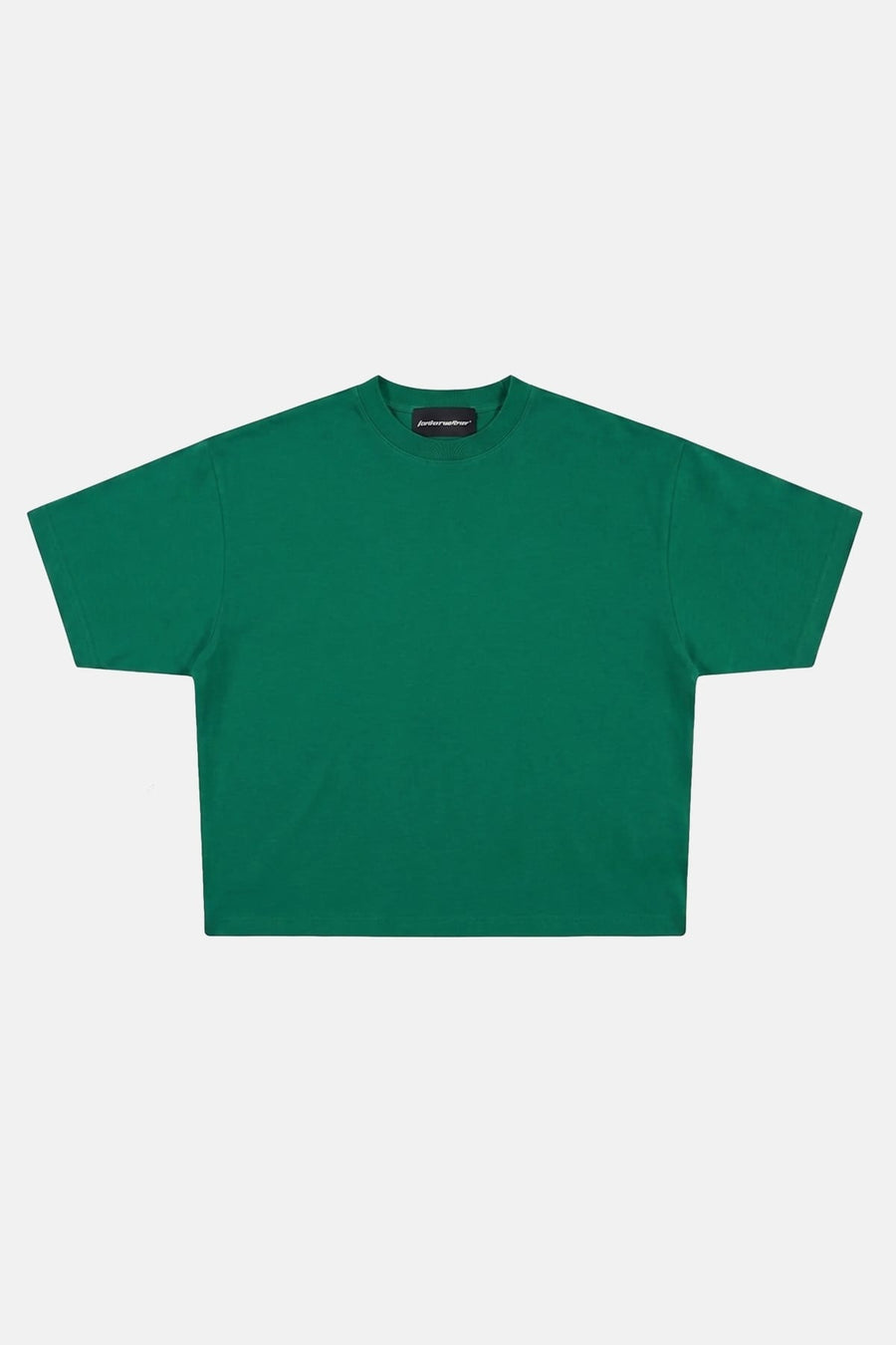 JR Yeşil Boxy Fit Basic Oversize Tshirt
