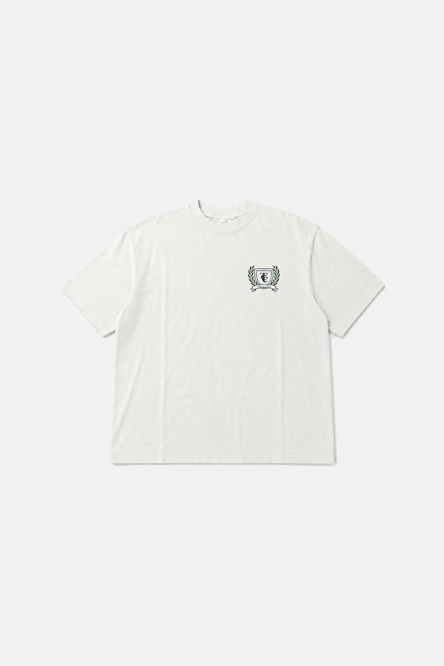 TCC Baskılı Bej Oversize Tshirt