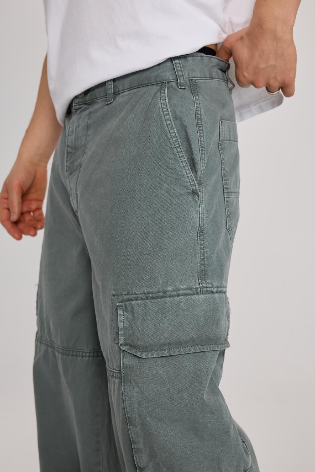 Kanguru Cep Detay Baggy Pantolon