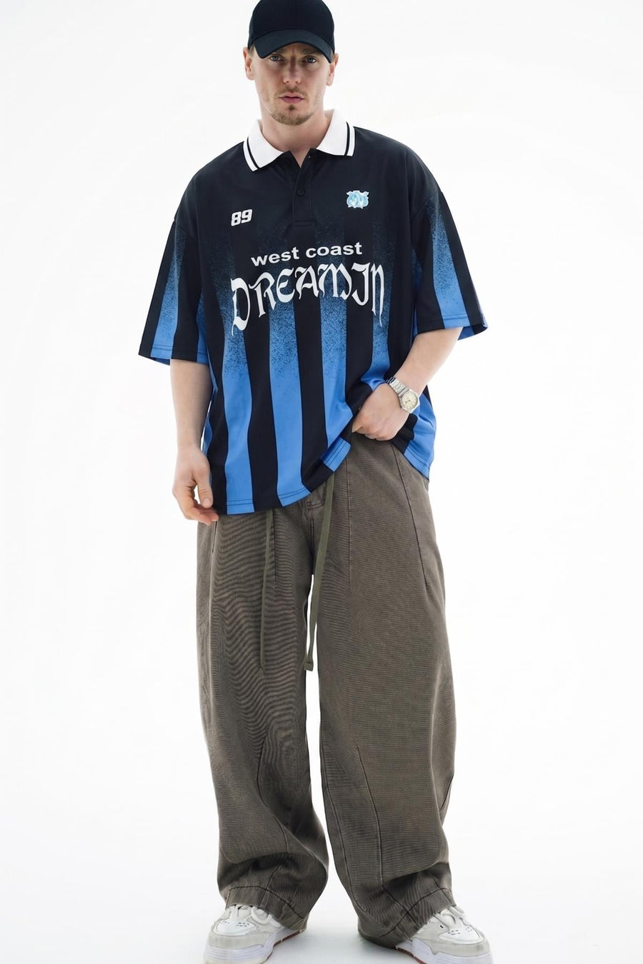 West Baskılı Oversize Forma Tshirt JC01 25Y261