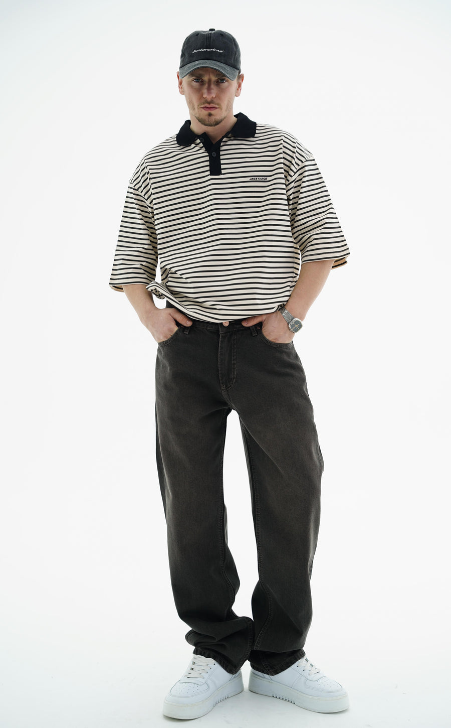 Koyu Kahverengi Jean Pantolon CT01 6610-snatch