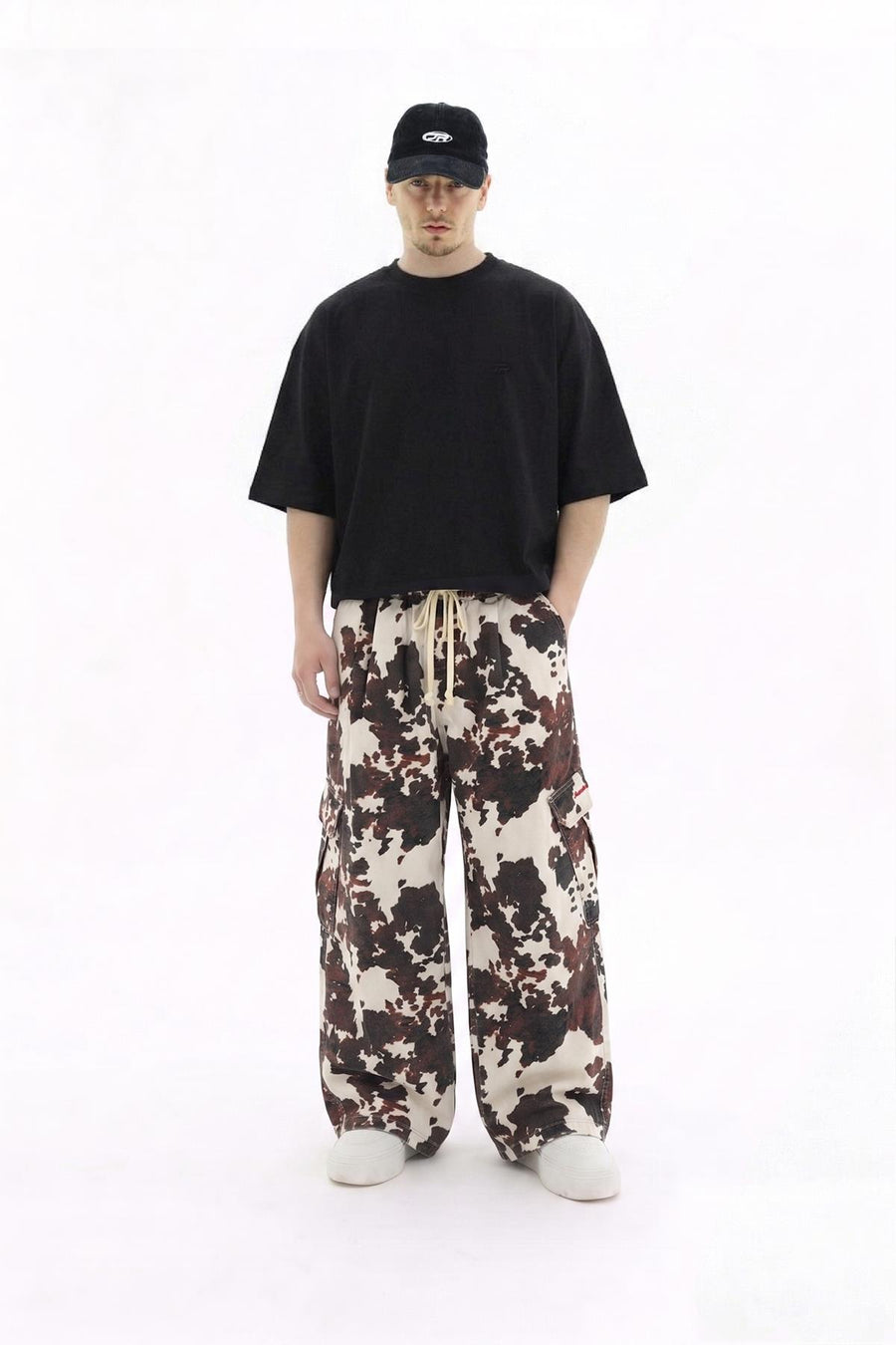 JR Yıkama Efektli Low Waist Pantolon