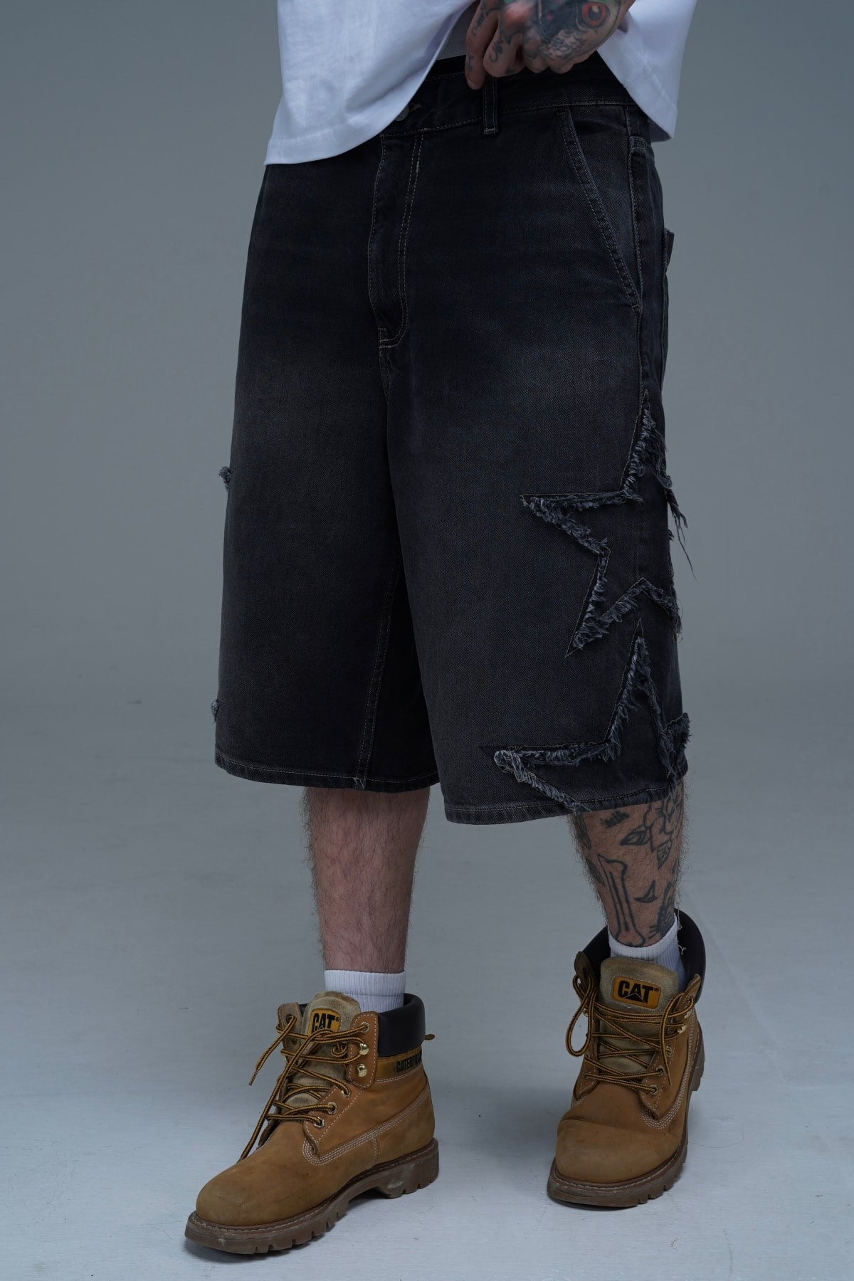 Yıldız Patch Detay Jean Şort