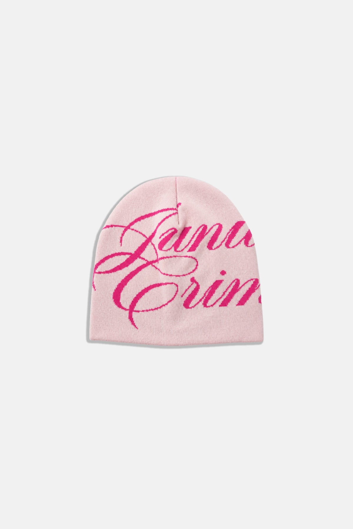 Pembe Signature Desen Açık Pembe Bere
