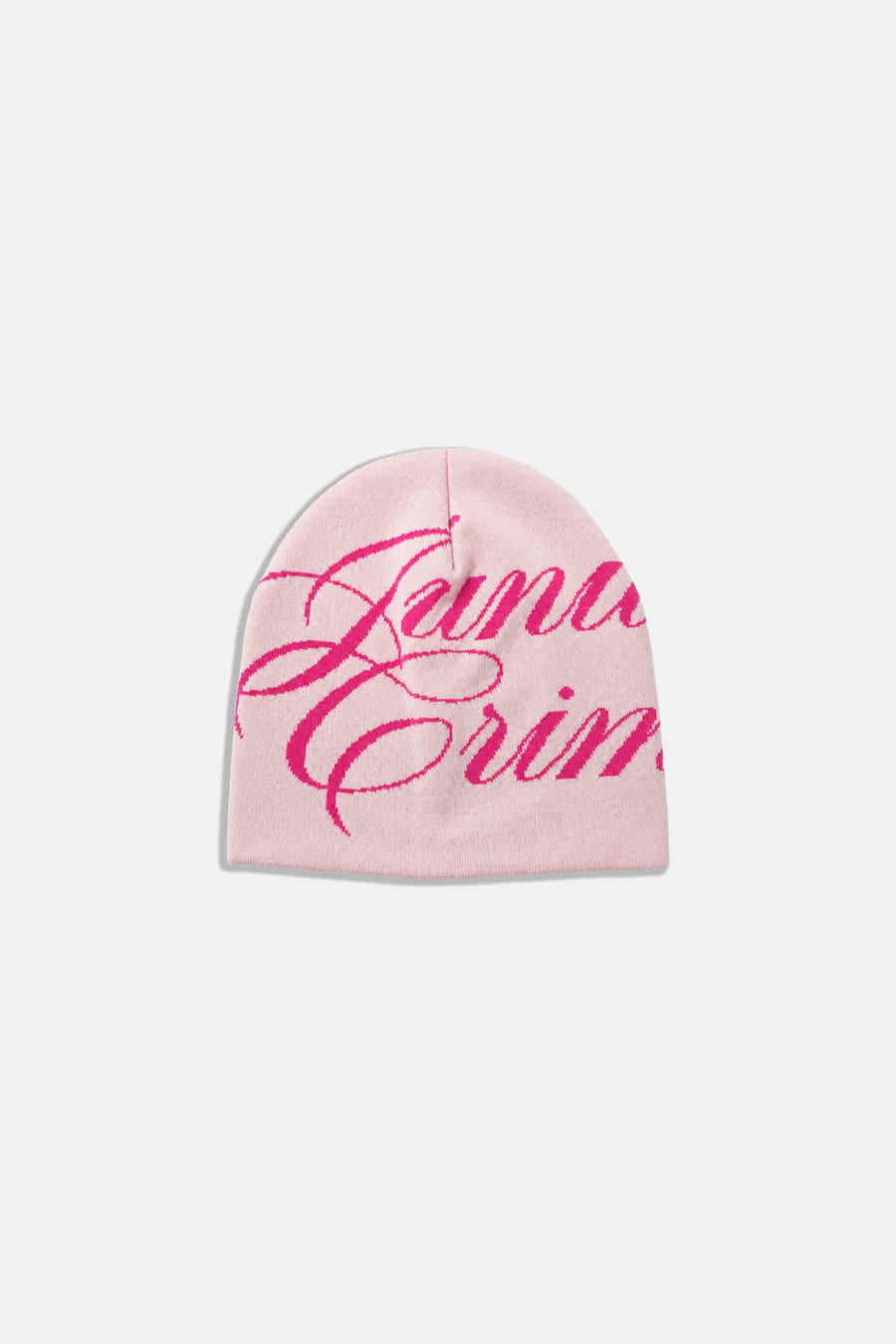 Pembe Signature Desen Açık Pembe Bere