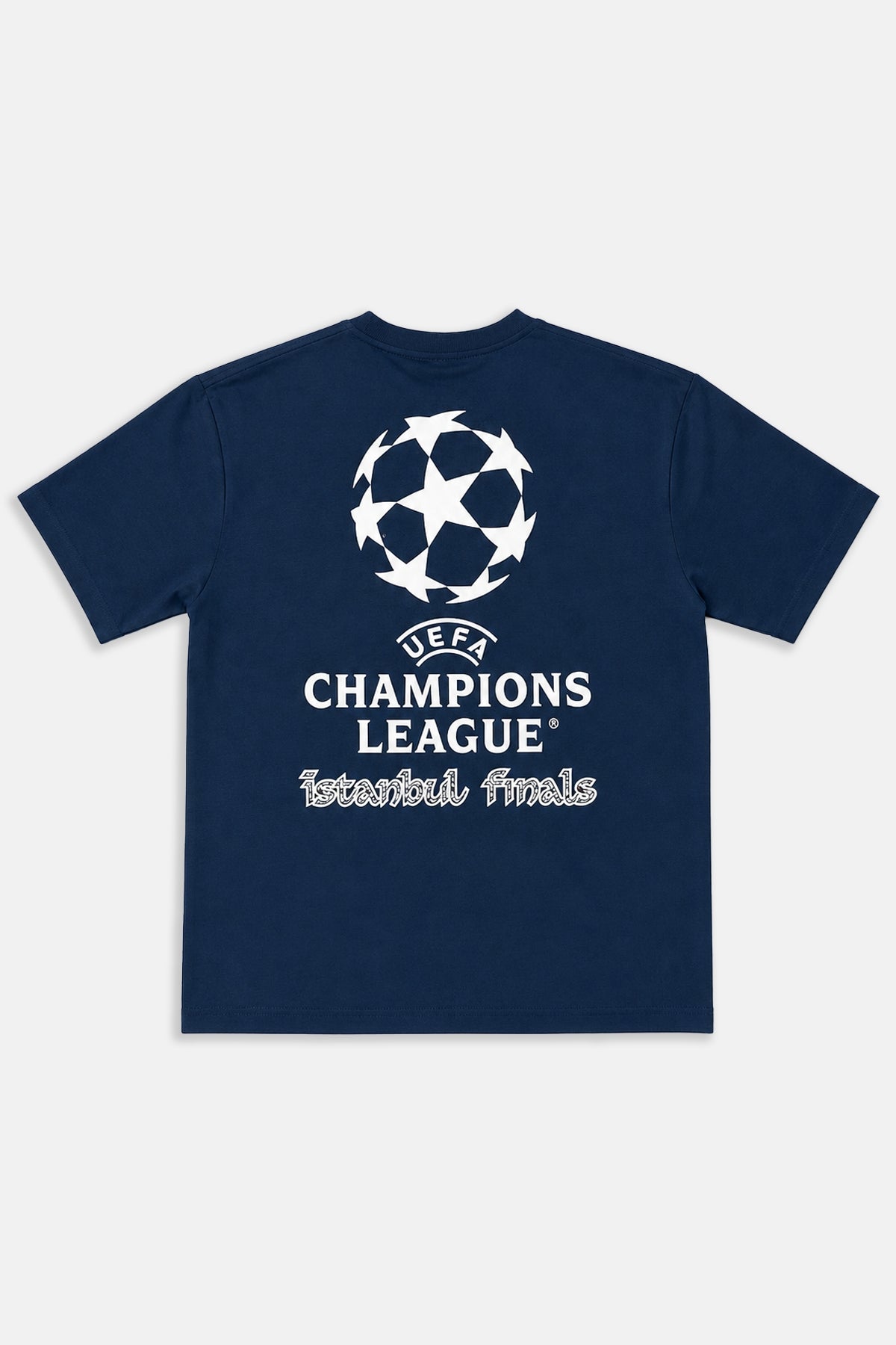 Champions Baskılı Lacivert Oversize Tshirt