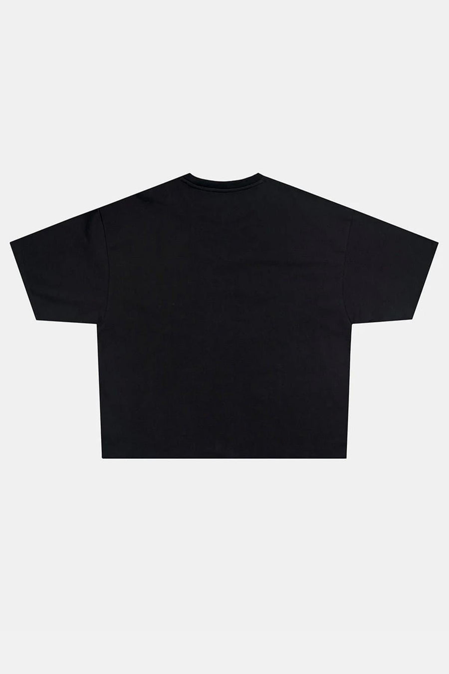 JR Signature Baskılı Siyah Boxy Fit Tshirt