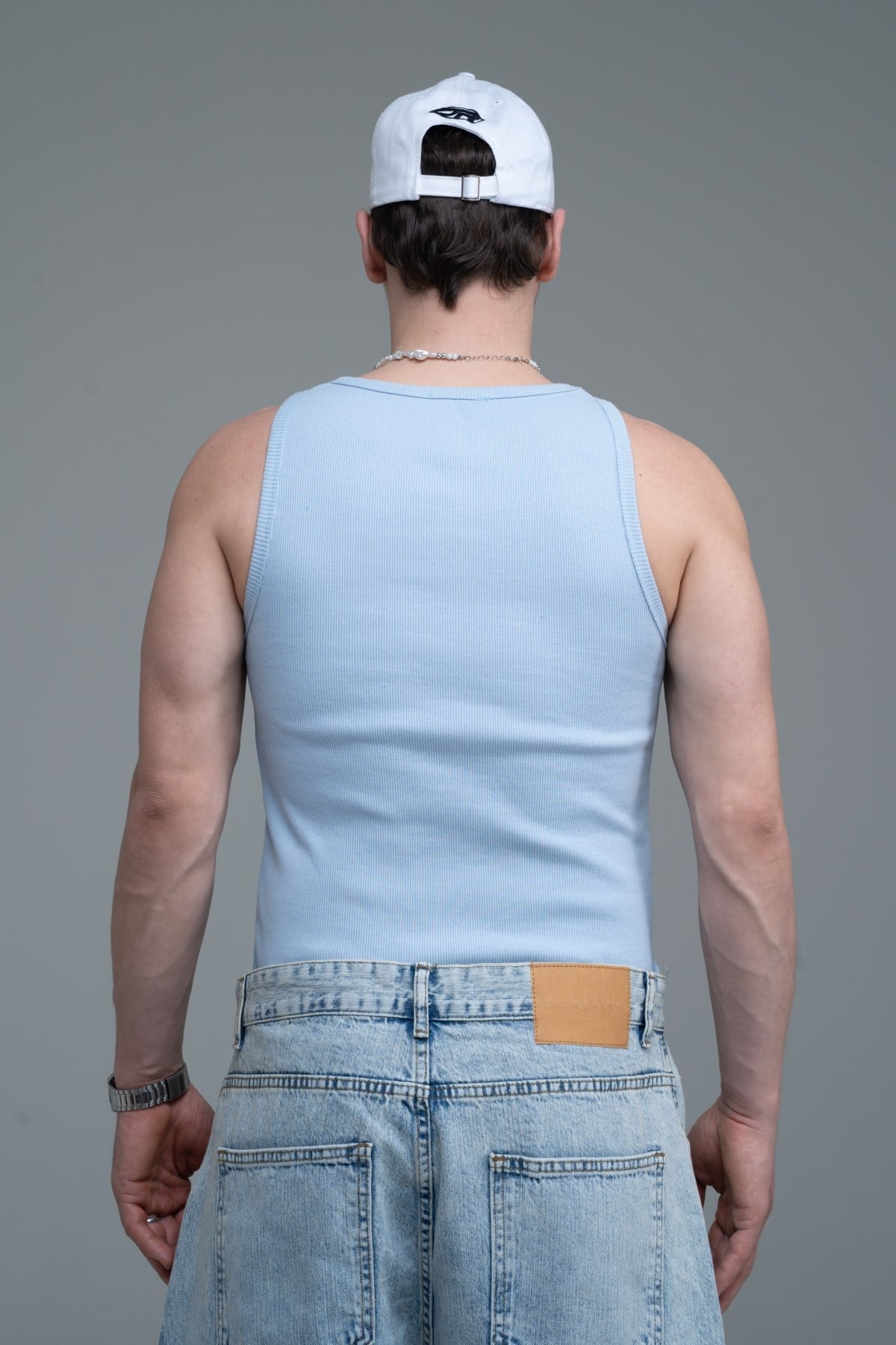 JR Logo Şerit Detay Baby Blue Fit Atlet