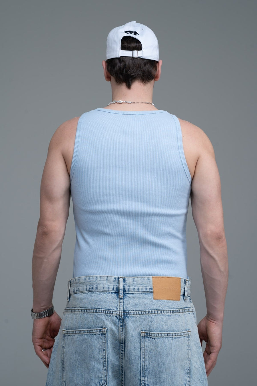 JR Logo Şerit Detay Baby Blue Fit Atlet