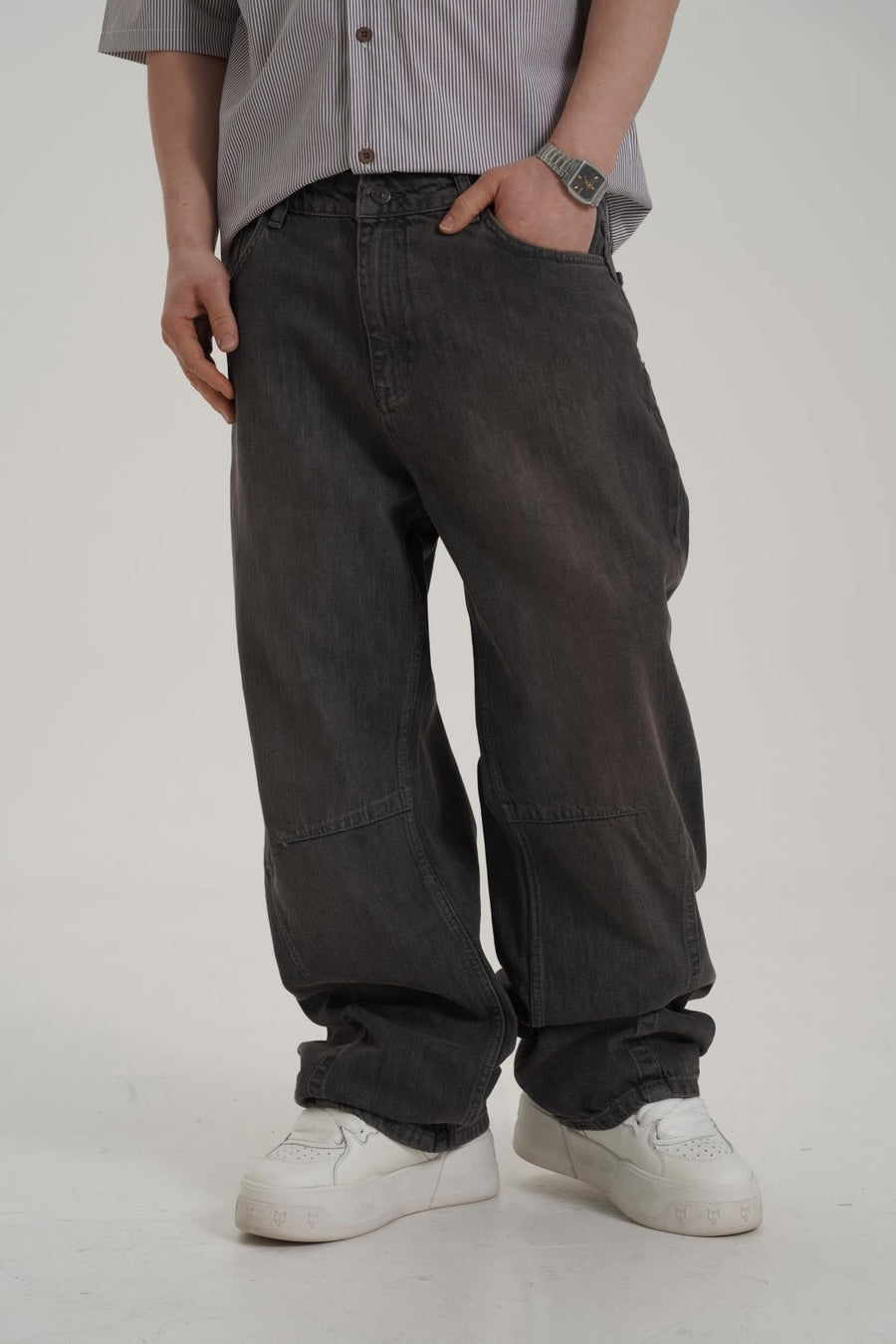 Dikiş Detay Bakır Acid Wash Jean Pantolon CT01 6643