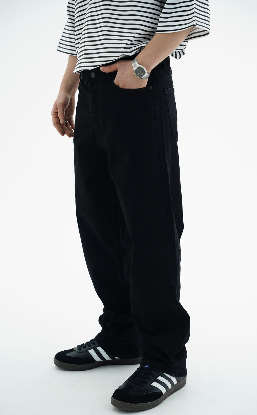 Siyah Regular Jean Pantolon CT01 6623-L