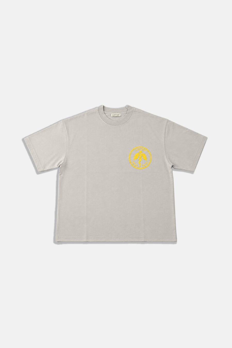 Medical Baskılı Gri Oversize Tshirt SR01