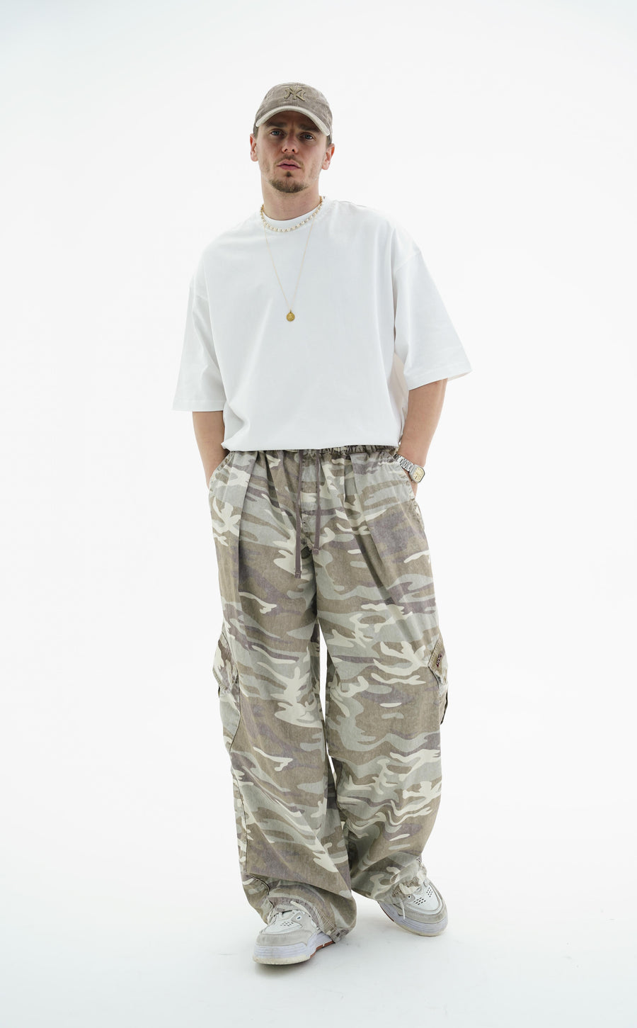 Beyaz Basic Oversize Tshirt JC01 24Y326