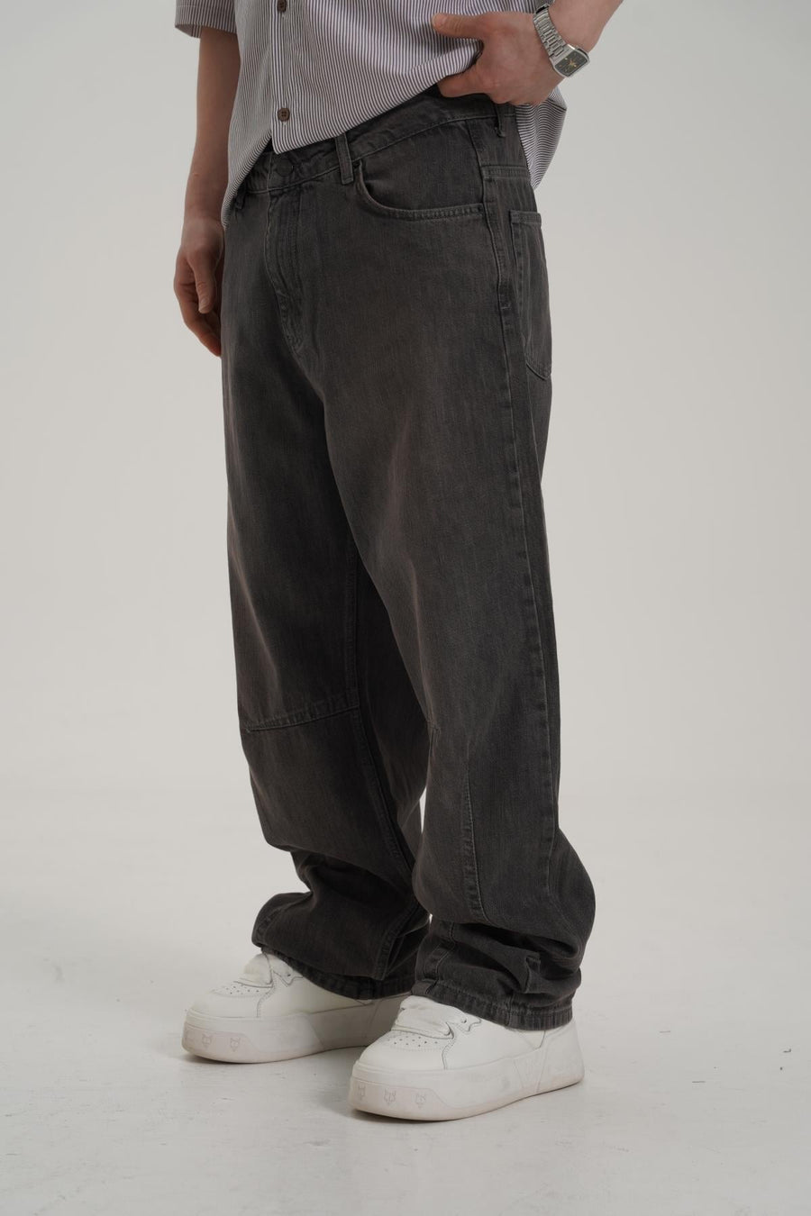 Dikiş Detay Bakır Acid Wash Jean Pantolon CT01 6643