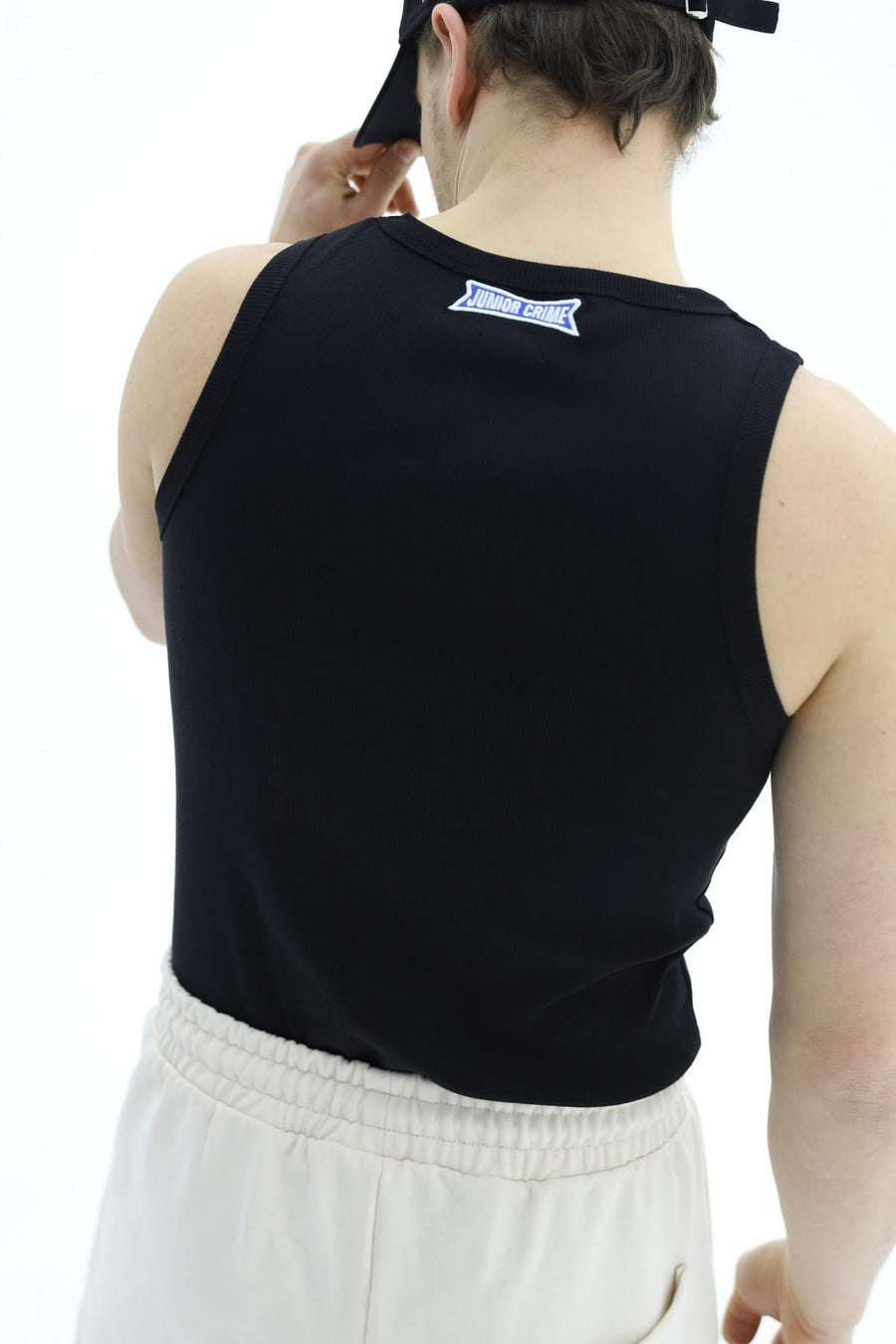 Fitilli Siyah Mavi Logo Fit Atlet