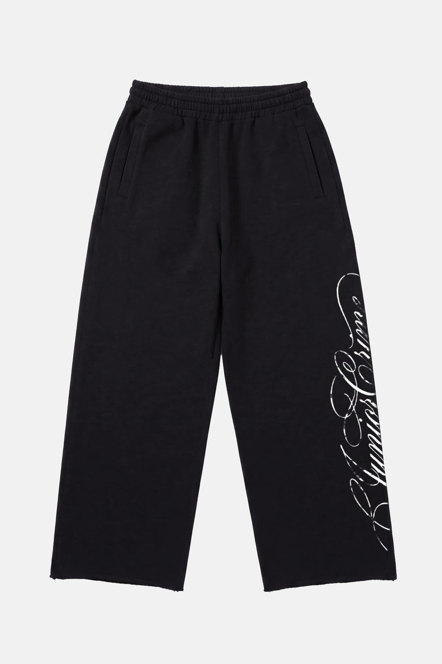 JR Signature Baskılı Siyah Baggy Eşofman