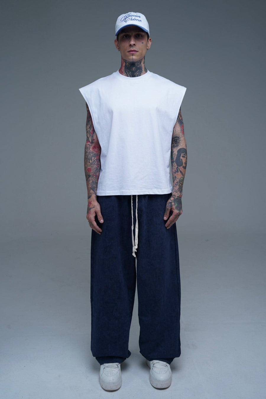 Juniorcrime Baskılı Parlament Acid Wash Baggy Eşofman
