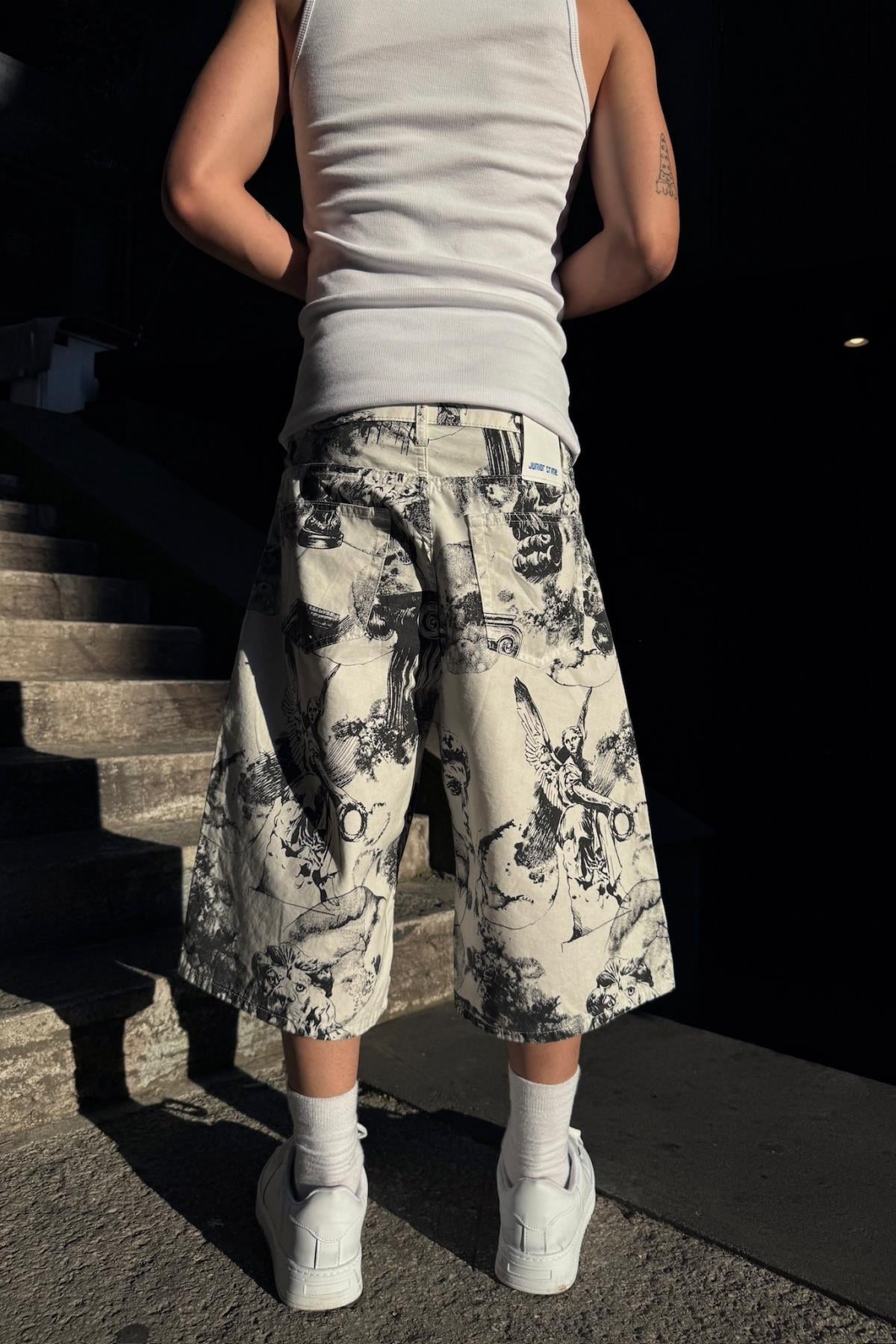 David Desen Jr Baggy Jean Şort