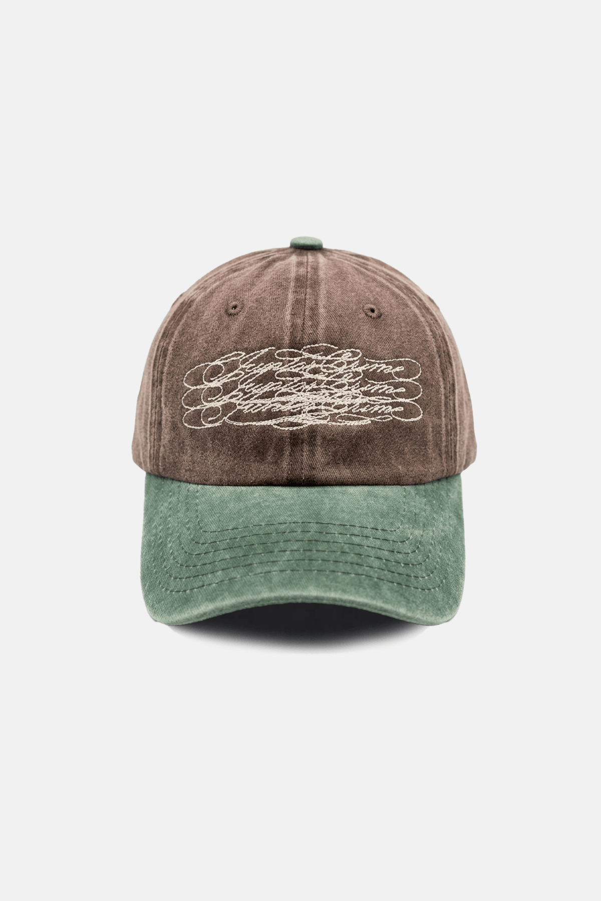 JR Signature Double Color Brown Cap