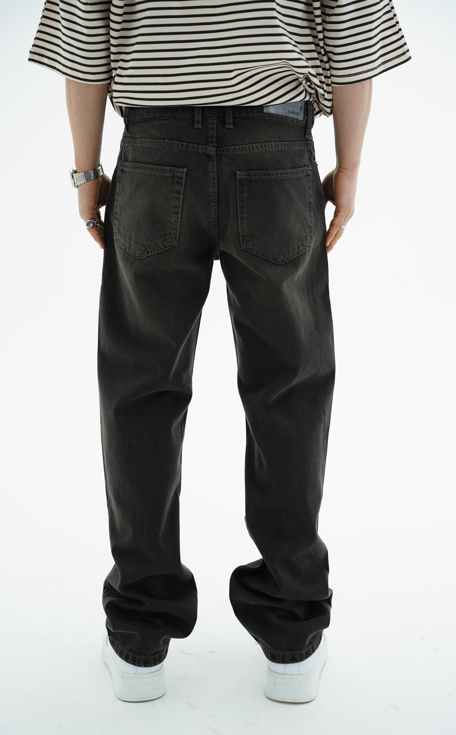 Koyu Kahverengi Jean Pantolon CT01 6610-snatch