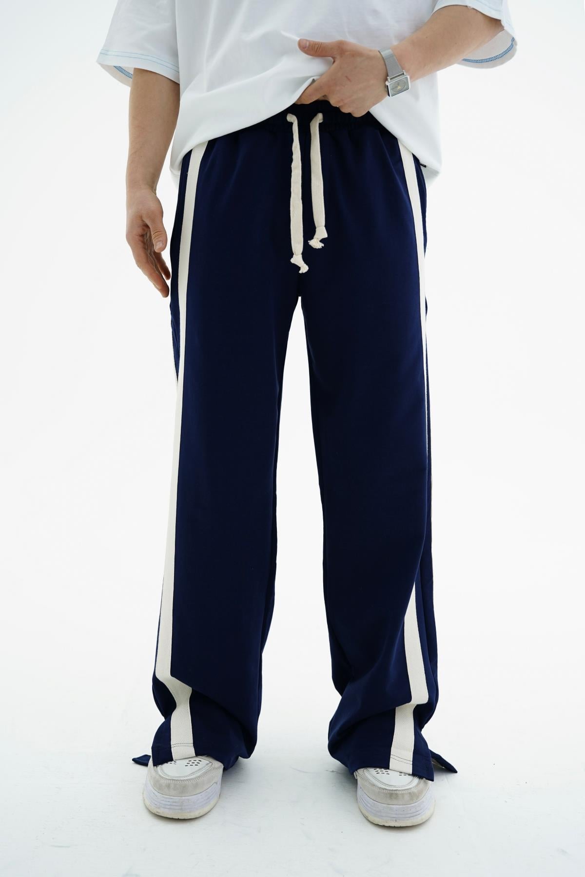 Şeritli Parlament Baggy Eşofman Altı JC01 25K66