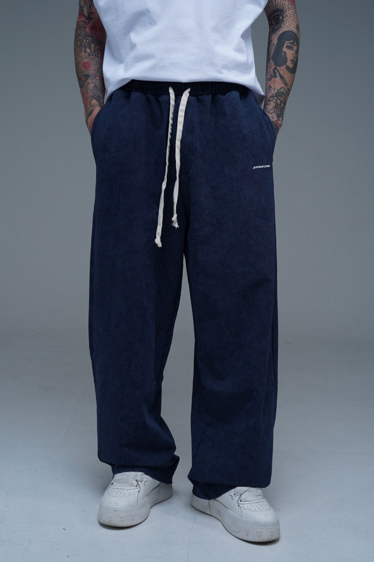 Juniorcrime Baskılı Parlament Acid Wash Baggy Eşofman