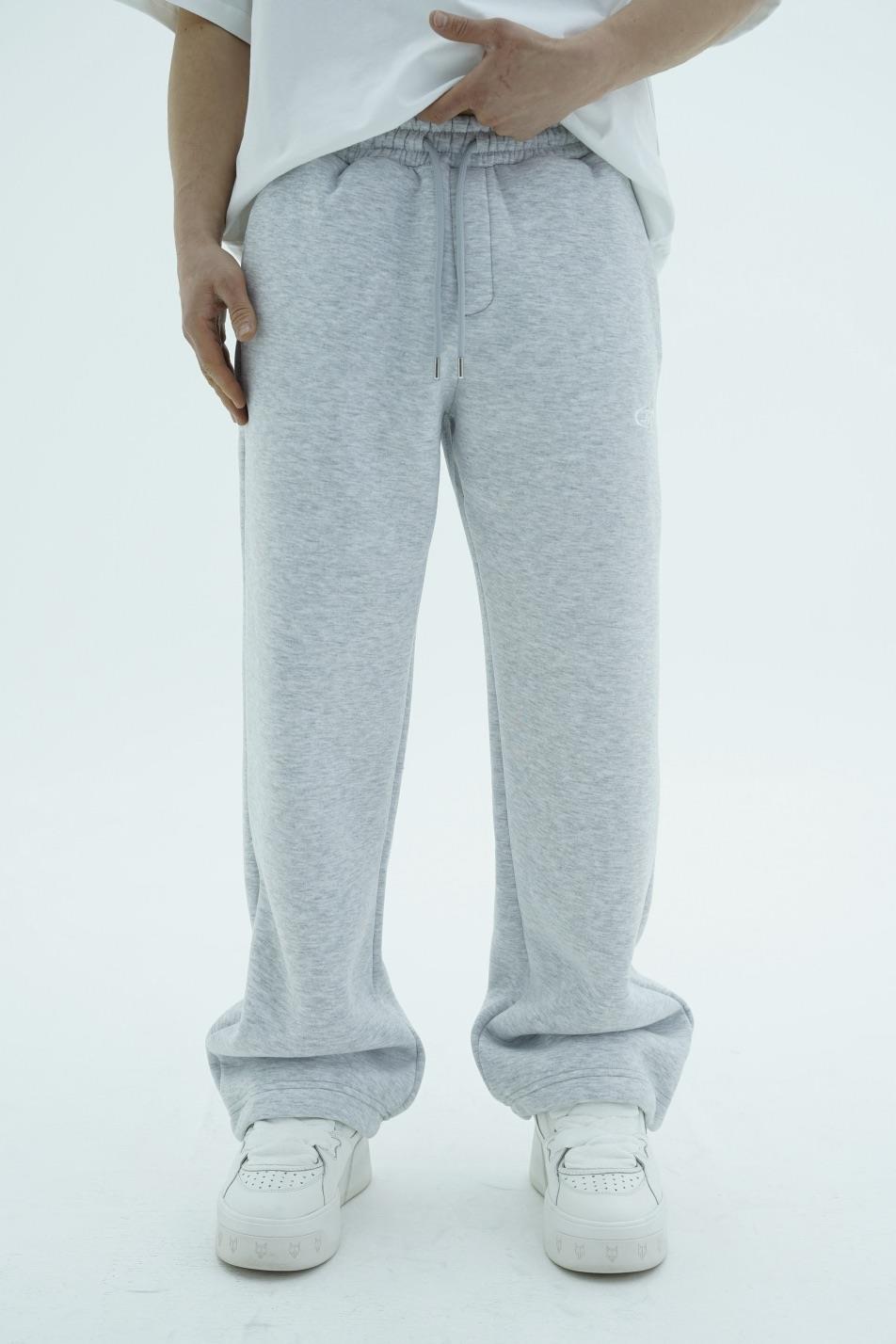 JR Logo Gri Melanj Baggy Eşofman Altı