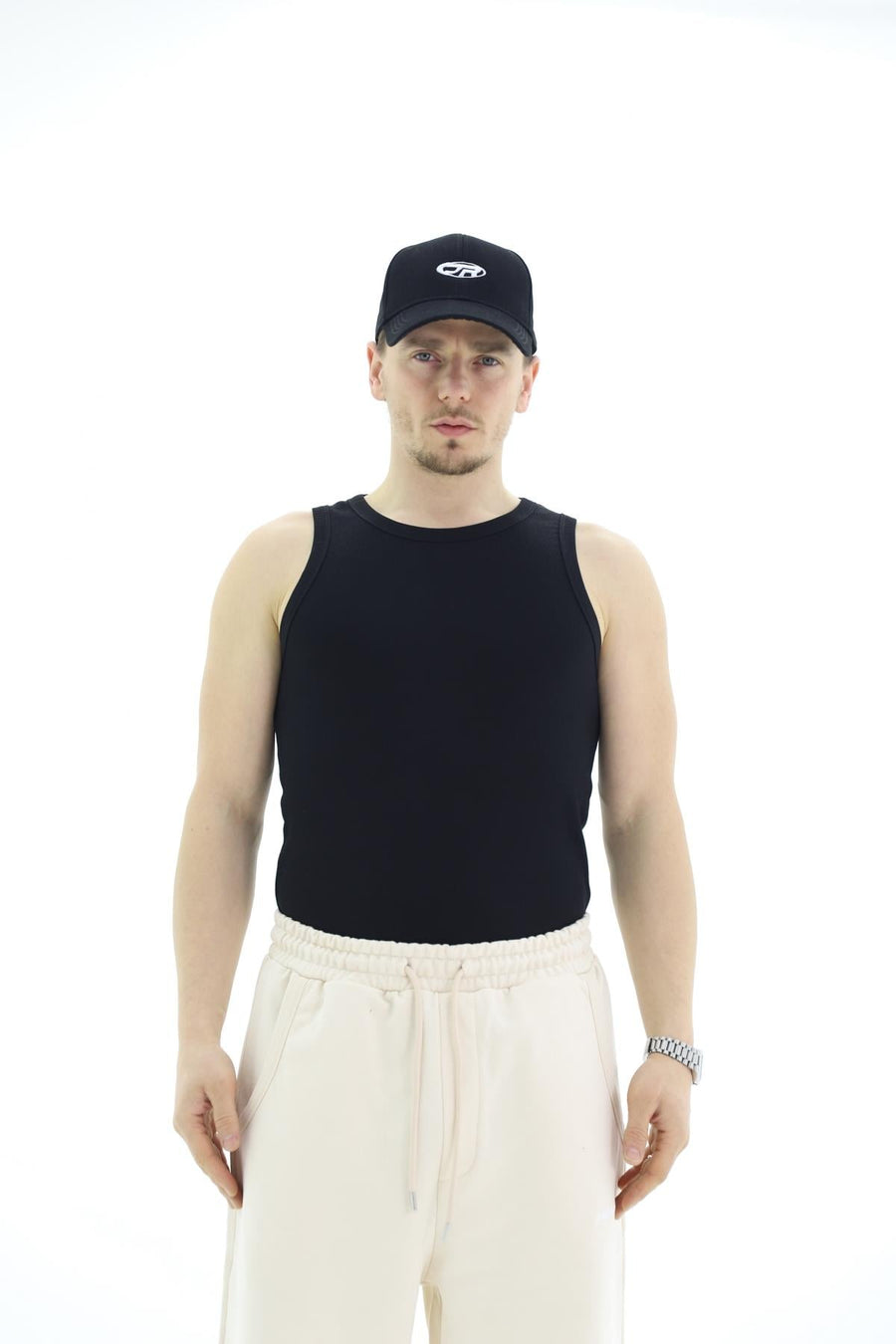 Fitilli Siyah Mavi Logo Fit Atlet