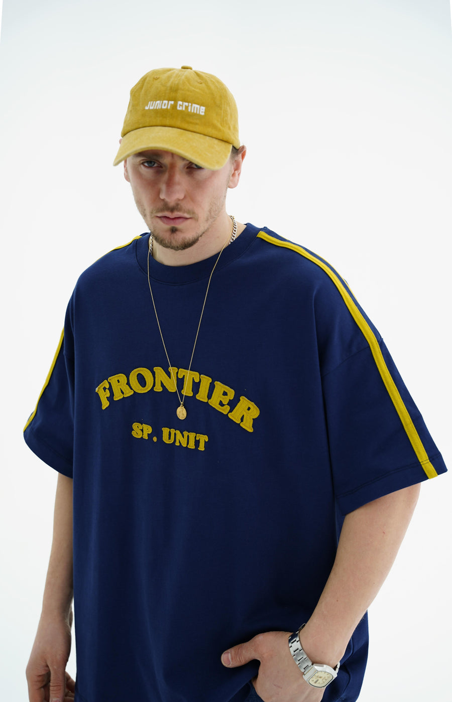Frontier Patch Detay Parlament Oversize Tshirt JC01 26Y125