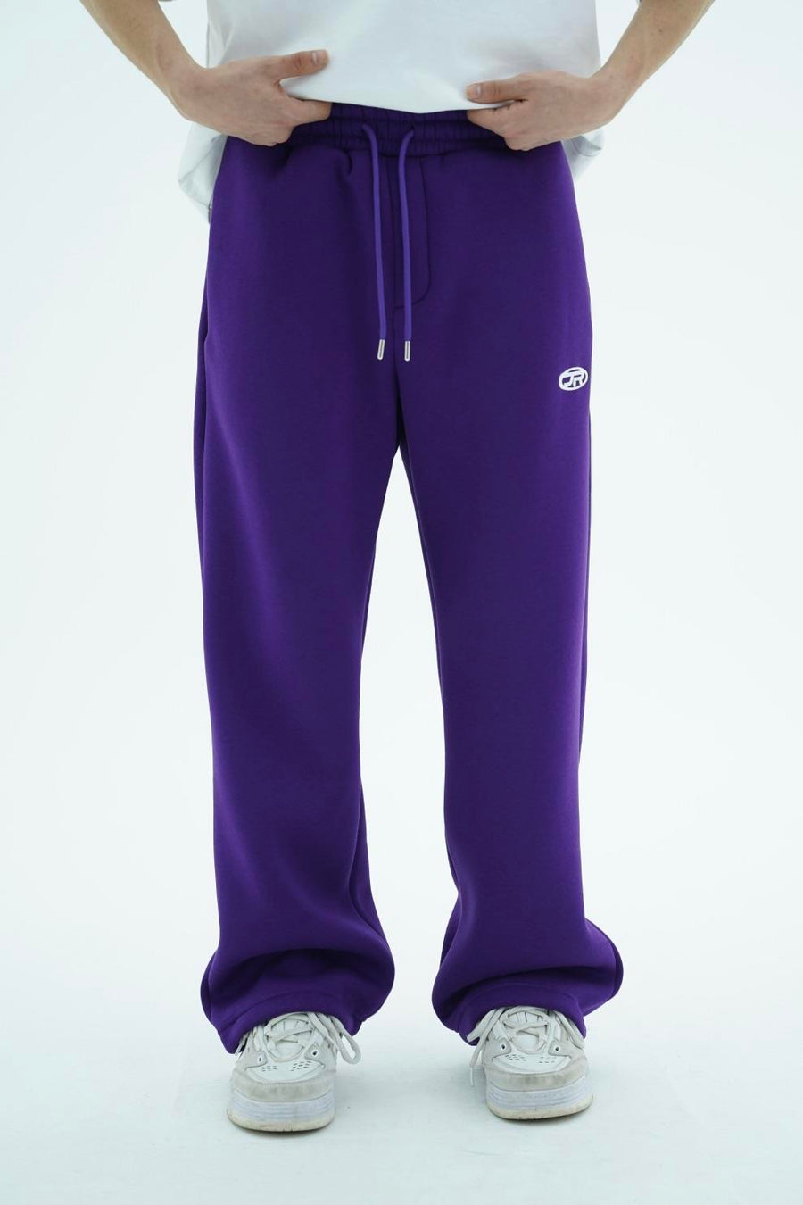 JR Logo Mor Baggy Eşofman Altı
