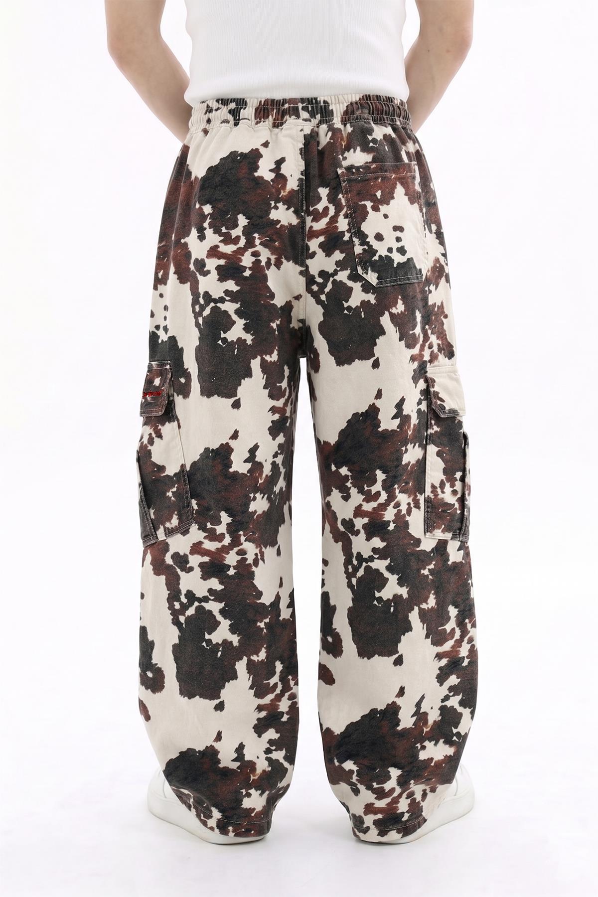 JR Yıkama Efektli Low Waist Pantolon