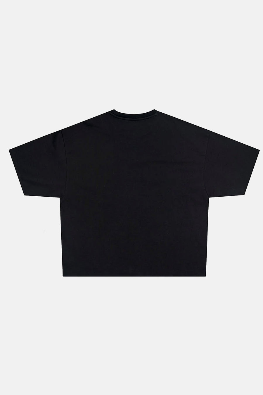 JR All Signature Red Baskılı Siyah Boxy Fit Tshirt