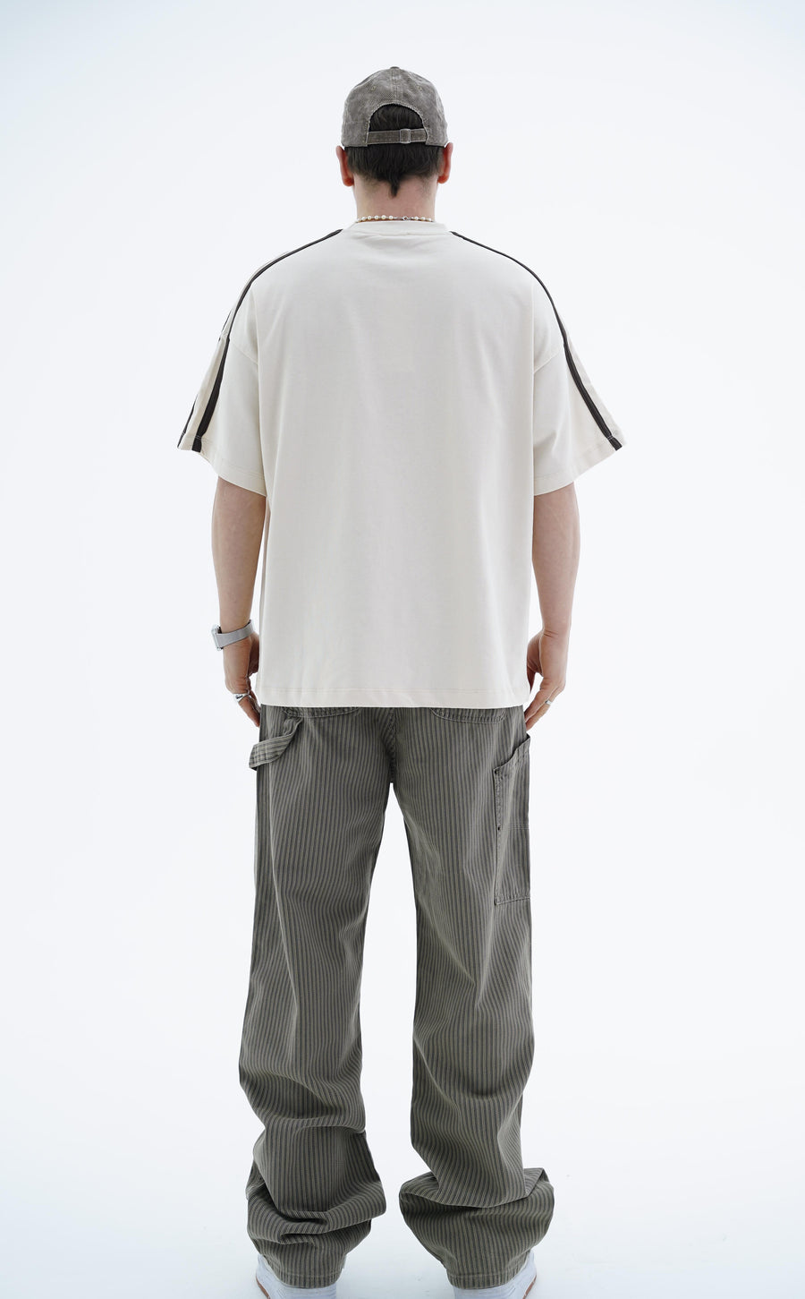 Frontier Patch Detay Kemik Oversize Tshirt JC01 26Y125